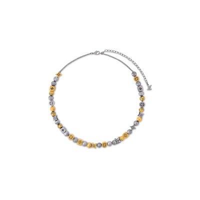 LOUIS VUITTON DAMIER PARTY NECKLACE M02234